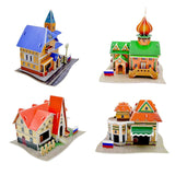 Puzzle 3D Maison <br>Gare Russe
