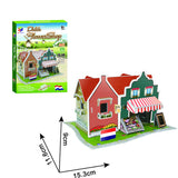 Puzzle 3D Maison <br>Fleuriste Hollandais