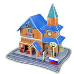 Puzzle 3D Maison <br>Gare Russe