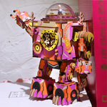 Puzzle 3D Boite à Musique <br>Robot Coloré